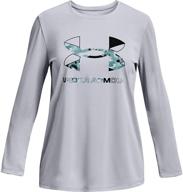 👚 оптимизированный поиск: девочки under armour tech graphic print fill big logo футболка с длинными рукавами логотип