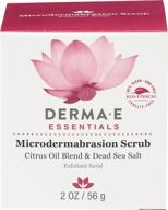 🧖 derma e microdermabrasion scrub exfoliator, 2 ounce logo