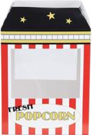 beistle 50098 popcorn machine centerpiece logo