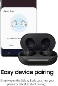img 1 attached to 🎧 Optimized for SEO: Samsung Galaxy Buds SM-R170 True Wireless Bluetooth Earbuds (Black)