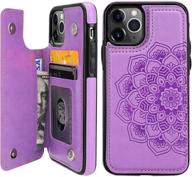 iphone 11 pro case wallet with card holder logo