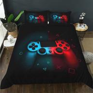 🎮 hosima gaming bedding game gamepad and gamer bedding sets for boys – ideal gamer room décor in full size (no comforter included) logo