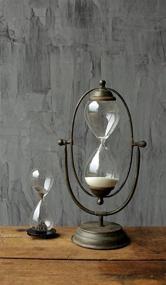 img 1 attached to 🕰️ Stunning Creative Co-Op Glass Magnetic Hourglass - A Unique Blend of Style and Function!