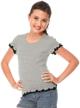 kavio girls lettuce short sleeve girls' clothing and tops, tees & blouses logo