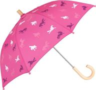 hatley printed umbrellas unicorn silhouettes logo