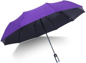 img 4 attached to AINAAN Folding Umbrella Windproof Reinforced