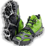 🥾 outdoor 360 crampons: 19 non-slip spikes for hiking boots | men and women ice cleats" логотип