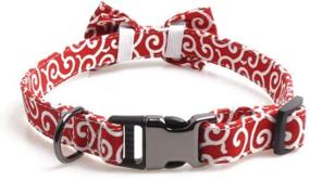 img 1 attached to 🐶 PetFavorites Ninja Bowtie Collar for Cats and Dogs - Cute Japanese-Inspired Bow Tie Collar, Ideal for Small, Medium, and Large Breeds, Soft and Easily Adjustable