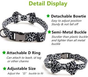 img 2 attached to 🐶 PetFavorites Ninja Bowtie Collar for Cats and Dogs - Cute Japanese-Inspired Bow Tie Collar, Ideal for Small, Medium, and Large Breeds, Soft and Easily Adjustable