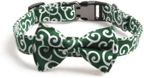 img 4 attached to 🐶 PetFavorites Ninja Bowtie Collar for Cats and Dogs - Cute Japanese-Inspired Bow Tie Collar, Ideal for Small, Medium, and Large Breeds, Soft and Easily Adjustable