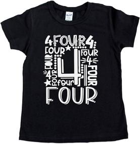 img 3 attached to Birthday Toddler Kids Fourth T Shirt Boys' Clothing for Tops, Tees & Shirts