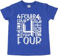 birthday toddler kids fourth t shirt boys' clothing for tops, tees & shirts logo