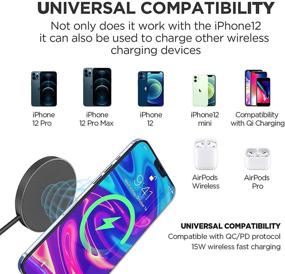 img 2 attached to Compatible Mag Safe Magnetic Wireless Charger