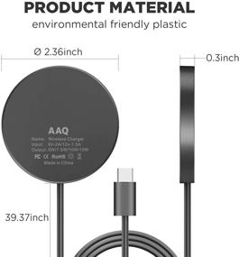 img 1 attached to Compatible Mag Safe Magnetic Wireless Charger