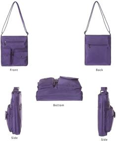 img 3 attached to 👜 Lightweight Waterproof Crossbody Shoulder Bags & Wallets for Women's Fashion in Shoulder Bags