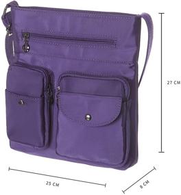 img 2 attached to 👜 Lightweight Waterproof Crossbody Shoulder Bags & Wallets for Women's Fashion in Shoulder Bags