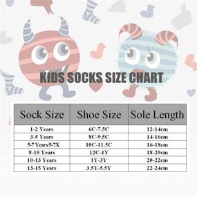 img 2 attached to 🧦 6 Pack of Boys Winter Thermal Crew Socks - Thick Wool Kids Warm Socks