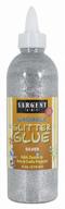 🎨 sargent art silver glitter glue - 8-ounce, 22-1982 logo