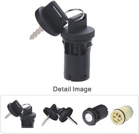img 2 attached to 🔑 Waterproof Ignition Key Switch for Honda ATV TRX420 TRX350 TRX450 FOREMAN TRX350FM 4x4 2000-2006 - MaySpare