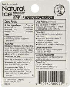 img 3 attached to Mentholatum Natural Ice Medicated Lip Protectant Sunscreen: Ultimate 12-Count Shield for Lips