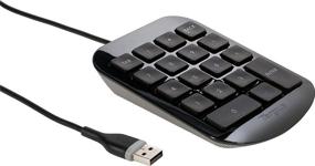 img 3 attached to Enhanced Targus Numeric Keypad with USB Port Connector, Seamless Plug-and-Play Device for Laptop, Desktop, and More - Black/Gray AKP10US