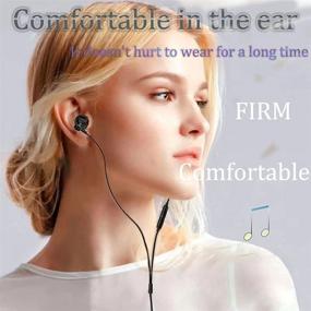 img 3 attached to 🎧 USB-C Headphones with Mic, Hi-Fi Digital DAC Bass Stereo In-Ear Earbuds, Noise Cancelling Headsets with Mic &amp; Remote Control for Samsung, Google Pixel, iPad Pro 2018, OnePlus