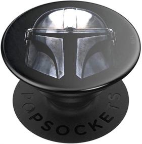 img 4 attached to PopSockets PopGrip - Star Wars Mandalorian: Сменная ручка для телефонов и планшетов