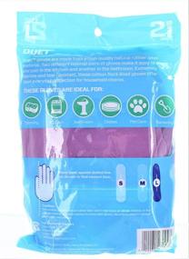 img 2 attached to Mr.Clean 949800 Duet Latex Cleaning Gloves L - 2 Pairs (243094) - Efficient Cleaning Gloves for All Household Chores!