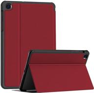 🔴 soke galaxy tab a 8.4 case 2020, premium shockproof stand folio case with multiple viewing angles, hard tpu back cover for samsung galaxy tab a 8.4 inch tablet [sm-t307], red logo