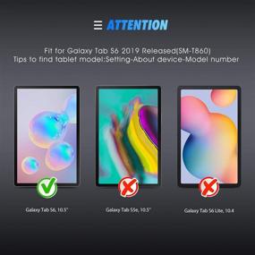 img 2 attached to 📱 SPARIN 2-упаковка защитных стекол для экрана Samsung Galaxy Tab S6 10.5 дюйма с совместимостью S Pen, установка без пузырей