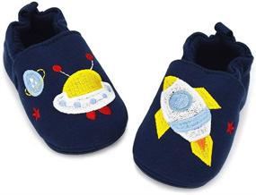 img 3 attached to Non-Slip Soft Sole Baby Walking Shoes: LAFEGEN Infant Toddler Slipper for Boys and Girls - Comfortable Newborn Moccasins for First Steps and Cribs