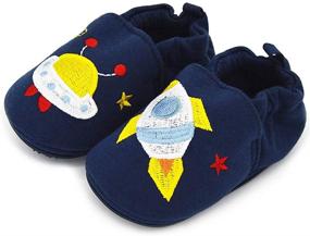 img 2 attached to Non-Slip Soft Sole Baby Walking Shoes: LAFEGEN Infant Toddler Slipper for Boys and Girls - Comfortable Newborn Moccasins for First Steps and Cribs