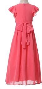 img 1 attached to 🌹 Optimized Search: Girls' Clothing and Dresses - Happy Rose Flower Bridesmaid Attire for Girls