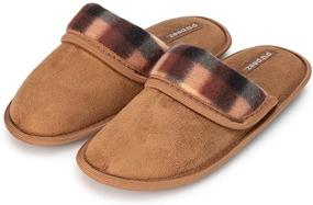 img 4 attached to 🏻 Kids Classic House Shoes - Pupeez Boys Slipper Scuff, Soft & Comfortable