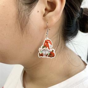 img 1 attached to Pingyongchang Cartoon Christmas Lightweight Earrings