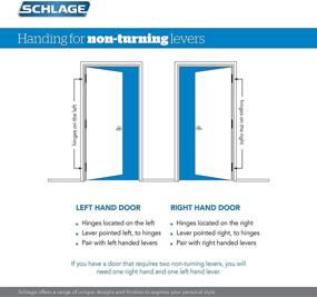 img 2 attached to Schlage F170ACC622RH Accent Dummy Lever