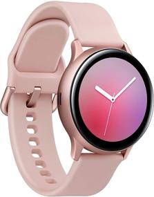 img 1 attached to 🌊 SAMSUNG Galaxy Watch Active2 - IP68 Water Resistant, Aluminum Bezel, GPS Heart Rate, Fitness Bluetooth Smartwatch - International Version (R830-40mm, Pink Gold) - Ultimate Activity Companion