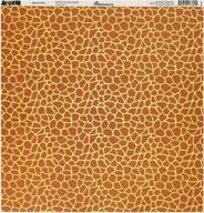 reminisce jungle icious 12 inch scrapbook giraffe logo