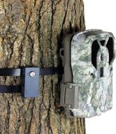 📷 guardian trail camera lock - game cam tree mount holder accessory with heavy duty metal security locking strap for enhanced theft protection and lockbox replacement logo