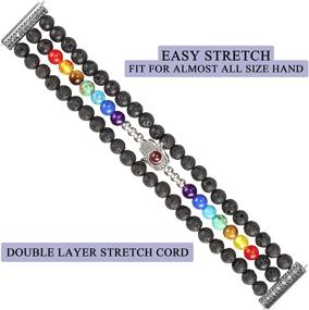 img 1 attached to Protection Chakra Healing Bracelet Compatible
