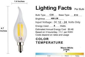 img 2 attached to 💡 OPALRAY Candelabra Dimmable Incandescent Replacement: Illuminate Your Space with Style and Efficiency