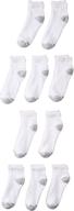 🧦 hanes ultimate boys 10-pack low-cut socks: top-quality comfort for active feet! logo