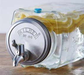 img 1 attached to 🥤 Kilner Dispenser: The Ultimate Fridge-Friendly and Leakproof Easy Pour Solution