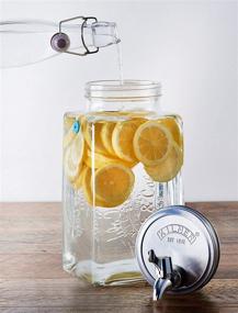 img 2 attached to 🥤 Kilner Dispenser: The Ultimate Fridge-Friendly and Leakproof Easy Pour Solution