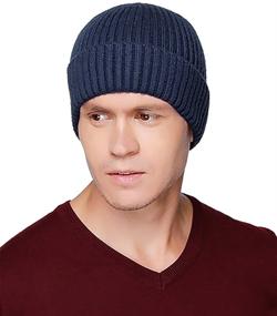 img 3 attached to 🧢 Warm and Trendy Chalier Wool Knit Slouchy Beanie Hats for Men - Perfect Winter Headwear