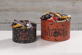 img 1 attached to Primitives Kathy Halloween Metal Buckets