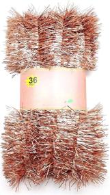 img 4 attached to 🎄 36 FT Christmas Garland Classic Christmas Decorations - Christmas Elegance in Rose Gold