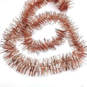 img 2 attached to 🎄 36 FT Christmas Garland Classic Christmas Decorations - Christmas Elegance in Rose Gold