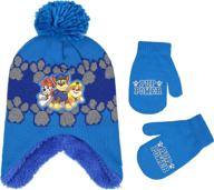 stay warm with nickelodeon toddler patrol mittens: boys' cold weather accessories logo