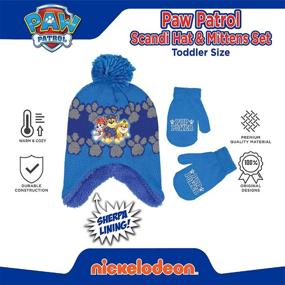 img 1 attached to Stay Warm with Nickelodeon Toddler Patrol Mittens: Boys' Cold Weather Accessories